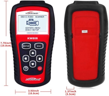 Scanner diagnoza auto OBD2 profesional, cititor coduri eroare, resetare Check Engine, compatibil universal benzină, portabil, pentru toate marcile dupa 1996 - Img 4