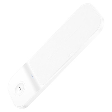 Statie Incarcare Wireless, Hoco CQ5, Magsafe, 22.5W, 5V, 3A, Qi Charging, AP Series, 3 in 1, alb - Img 2