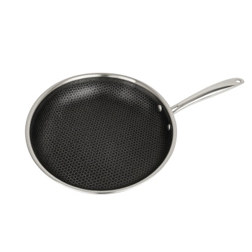 Tigaie Zilan ZLN9662, Tri-Ply inox, antiaderenta, protectie la zgarieturi, compatibila inductie, 24 cm, 1.4L