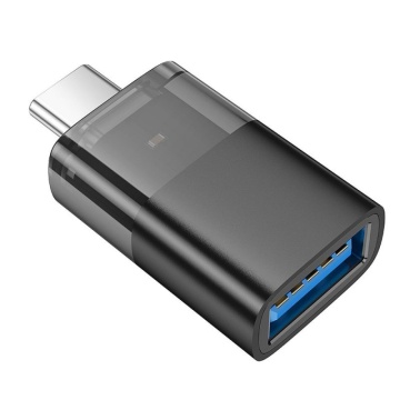 Adaptor USB-C la USB-A, OTG Hoco UA36B, incarcare rapida, negru - Img 3