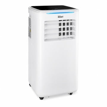 Aer conditionat mobil Zilan ZLN1047, 9000 BTU, 3 in 1 racire dezumidificare ventilatie, WiFi, telecomanda, alb