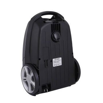 Aspirator cu sac 2500W, Putere mare de aspirare Dessini, capacitate 2.5L, raza de actiune 7m, filtru HEPA, LED Display, 6 nivele filtrare aer, negru - Img 3
