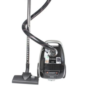 Aspirator profesional Hausberg HB-2875NG, 2400W, sac 4L, filtru HEPA 5 nivele, display LED, furtun rezistent, negru/argintiu - Img 2