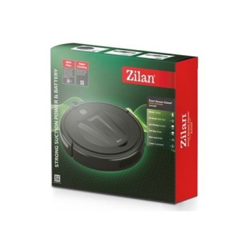 Aspirator robot Zilan ZLN-3500, 18W, filtru HEPA, 60 min autonomie, telecomanda, silentios, compact, perii laterale, negru - Img 6