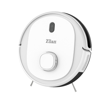 Aspirator robot Zilan ZLN5400, 2700Pa, 3 niveluri, baterie 3200mAh, autonomie 150min, Wi-Fi, laser, rezervor 2in1, silentios - Img 1