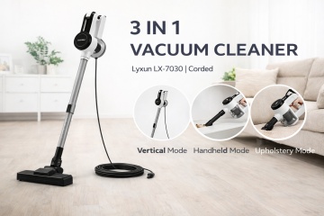 Aspirator Vertical 3 in 1 LX-7030 Hyper Velocity 1500W 16KPA Cablu 4m Alb Negru - Img 6