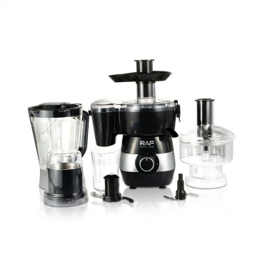 Blender Multifunctional 6 in 1 Raf R2869, 450W cu Tocator, Storcator si Rasnita, Negru-Gri - Img 8
