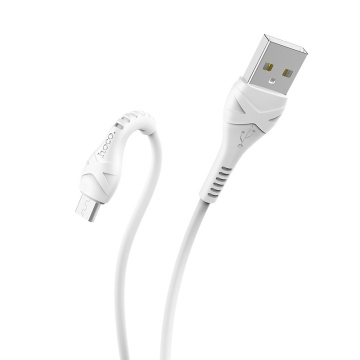 Cablu USB-A la MicroUSB, Hoco X37, 18W, 2.4A, 1m, alb - Img 2