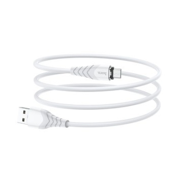 Cablu USB-A la MicroUSB, Hoco X63, 18W, 2.4A, 1m, alb - Img 3