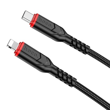 Cablu USB-C, Hoco X59, PD60W, QC3.0, 2m, negru - Img 1