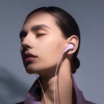 Casti cu Fir Hoco M114, In Ear, 3.5mm, 1.2m, Mic & Volume Key, violet - Img 4