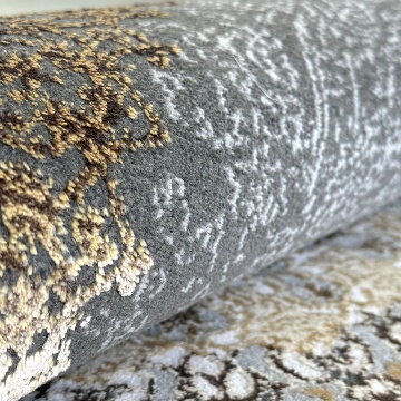 Covor Livario Granite Iran Lux Ardabil 6758 Gri Crem Persan - Img 4