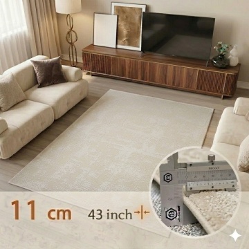 Covor Premium Livario Premium Stone - CREAM BEIGE - Img 6