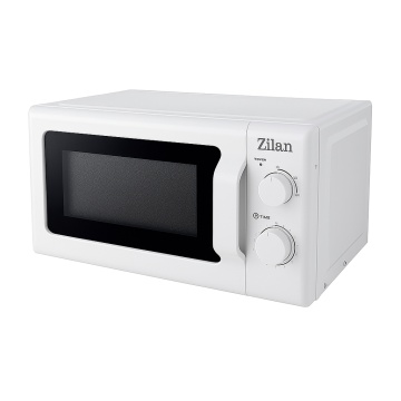 Cuptor cu microunde Zilan ZLN1174, 20 L, 700 W, 6 trepte putere, functie dezghetare, timer 30 min, alb