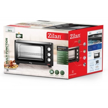 Cuptor electric Zilan ZLN0980 IDRIS, 19 L, 1380 W, temperatura reglabila 230°C, timer 60 min, functie ventilatie, negru - Img 6