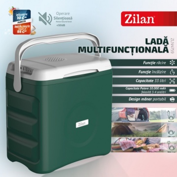 Cutie frigorifica portabila Zilan ZLN4759 33L acumulator 10000 mAh verde - Img 6
