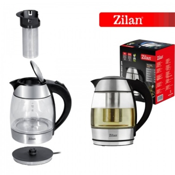 Fierbator de apa Zilan ZLN8948 – 1.8L, 2200W, filtru pentru ceai, iluminare albastra - Img 6