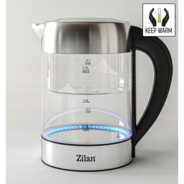 Fierbator digital Zilan ZLN3949 – 2200W, 1.7L, control temperatura, LED, sticla inox - Img 6