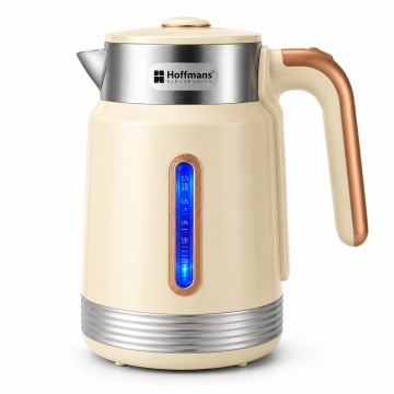 Fierbator electric Hoffmans HM-2547, 1800W, 2.5L, Rotire 360°, Indicator LED, Oprire automata, Crem (Copy 1)