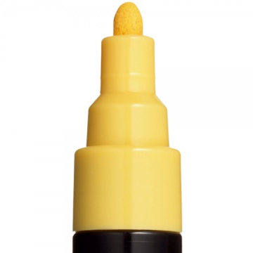 Marker UNI Posca PC-5M, varf rotund, 1.8-2.5mm, galben pai - M636 - Img 3