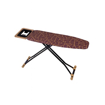 Masa de calcat ZILAN AURUM, 37x145cm, cadru metalic, husa bumbac, prelungitor, ZLN6166, visiniu