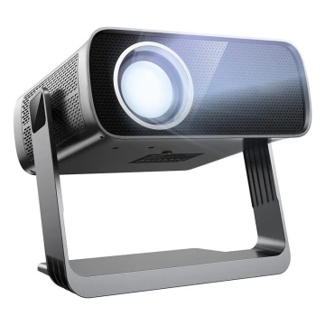 Proiector Smart Hoco DT5, Full HD 1080p, Android Sync, focus reglabil, metal, gri - Img 1