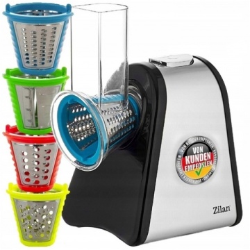 Razatoare și Feliator Zilan ZLN0498 Fresh – 200W, 4 accesorii inox, corp metalic, design compact - Img 2