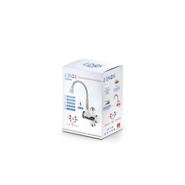 Robinet electric Z-Inox ZLN5480 3000W alb inox cu afisaj LED si incalzire instanta - Img 4