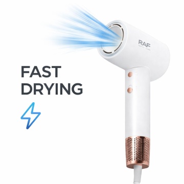 Uscator Par Profesional Raf R423 1600W, Control Inteligent, Temperatura si Cap Magnetic, Alb - Img 2