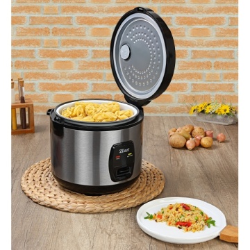 Zilan Aparat de gatit ZLN2793 2 in 1, 500 W, 1.5 L, gatit orez si abur, alb-negru - Img 6