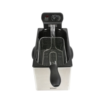 Zilan Friteuza ZLN1819, 2180 W, 3 L, otel inoxidabil, termostat reglabil, argintiu - Img 2