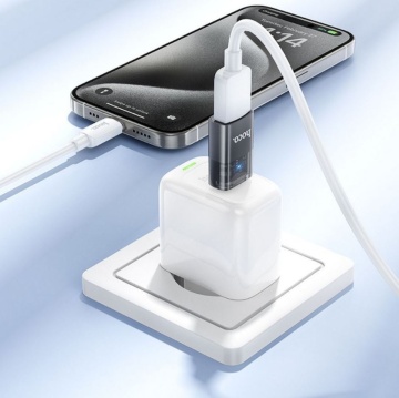 Adaptor USB-C la USB-A, OTG Hoco UA36B, incarcare rapida, negru - Img 4