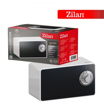 Aeroterma ceramica Zilan ZLN2007 alba 1000W, compacta, termostat - Img 4