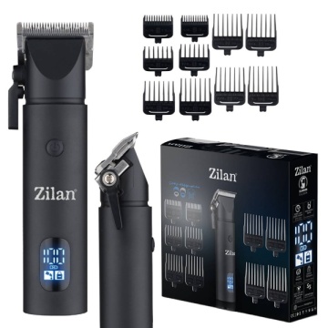 Aparat de tuns profesional Zilan ZLN8696, LED, autonomie 200 min, negru - Img 2