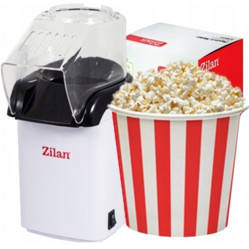 Aparat popcorn ZILAN ZLN8044 – 1200W, Sistem cu aer cald, alb - Img 3
