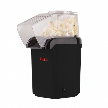 Aparat popcorn ZILAN ZLN8045 – 1200W, Sistem cu aer cald, negru