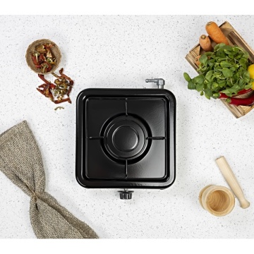 Aragaz 1 ochi Zilan ZLN-0018, doar GPL butelie, compact, emailat rezistent,negru - Img 4