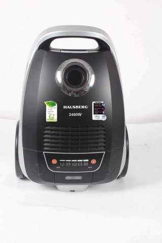 Aspirator profesional Hausberg HB-2875NG, 2400W, sac 4L, filtru HEPA 5 nivele, display LED, furtun rezistent, negru/argintiu - Img 6