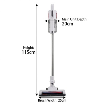 Aspirator Vertical Fara Fir 2 in 1 Raf R8669, 22.2V Filtru HEPA, LED, Cap Rotativ, Alb - Img 7