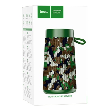 Boxa portabila 5W, Hoco HC13, Bluetooth 5.0, TWS, TF card, USB, verde - Img 2
