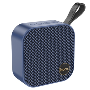 Boxa portabila 5W, Hoco HC22, Bluetooth 5.2, 5W, TWS, TF card, USB, albastru - Img 1