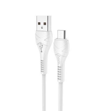 Cablu USB-A la MicroUSB, Hoco X37, 18W, 2.4A, 1m, alb - Img 3
