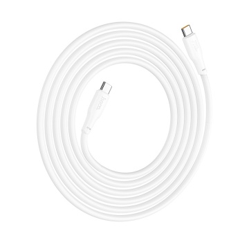 Cablu USB-C la USB-C, Hoco X93, PD60W, QC3.0, 2m, alb - Img 2