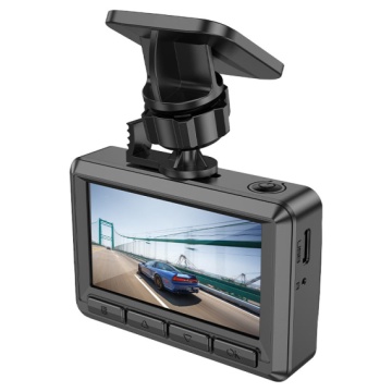 Camera de bord Hoco DV3, video Dual Channel, LCD HD 2.45", acumulator 200mAh, cablu Back 5.5m, TF Card, Multilanguage, negru - Img 2