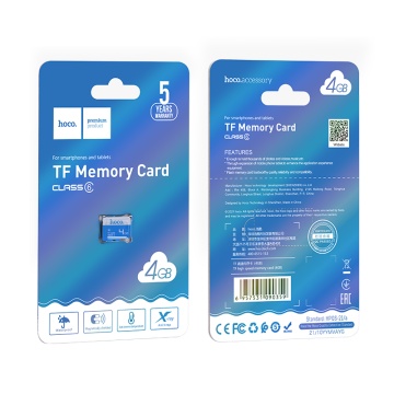 Card memorie microSD 4GB, Clasa 10 U1, Hoco - Img 2