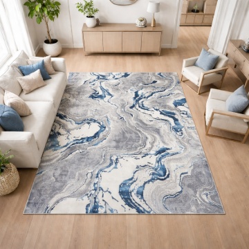 Covor Livario Aurum Galaxy Albastru Regal
