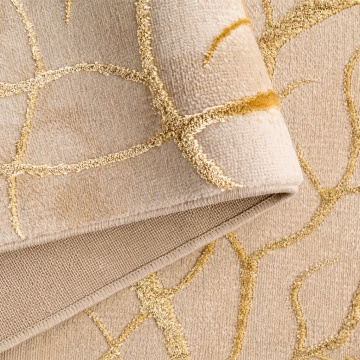 Covor Livario Elif Silky Soft Pearly Crem Bej - Img 3
