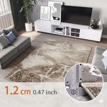 Covor Modern Livario Imperial Effect Gresie Beige Beige - Img 6