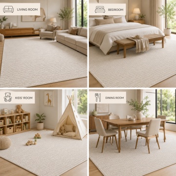 Covor Premium Livario Premium Stone - CREAM BEIGE - Img 7