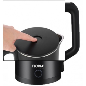 Fierbator electric Floria ZLN4919 – 2L, 1500W, negru, auto-oprire, indicator luminos - Img 4
